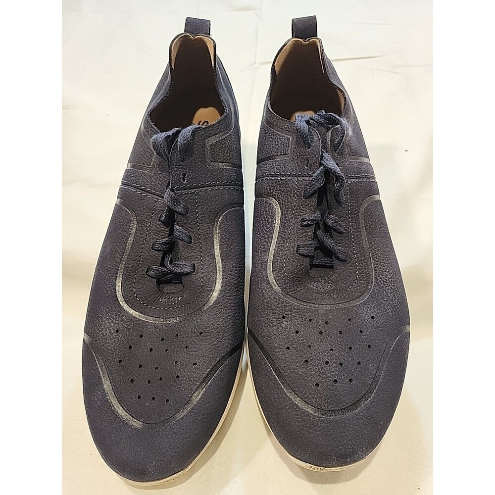 Softwalk womens size 11N Leather Sneakers, Dk. Blue, Worn Once.